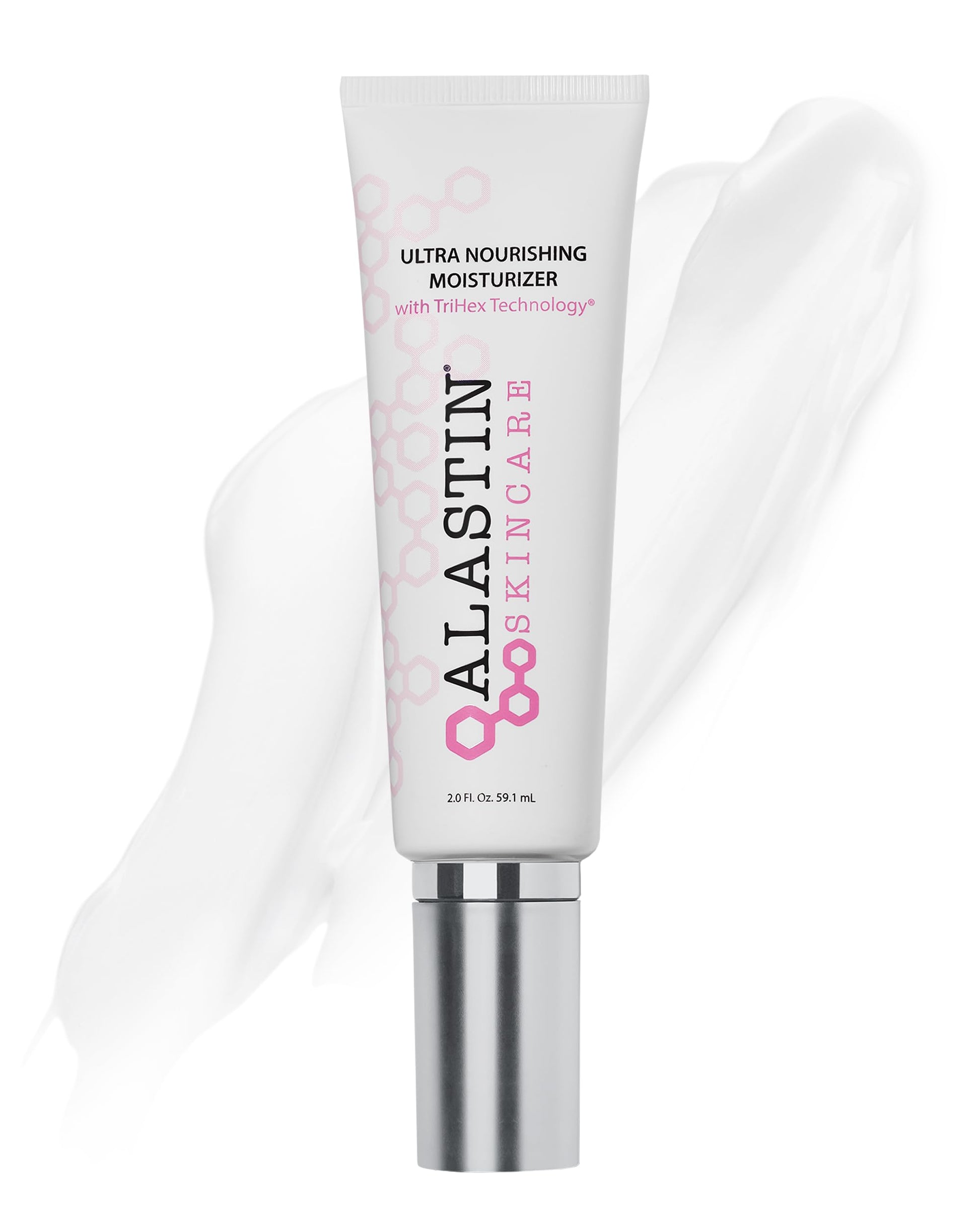 Light Gray ALASTIN Skincare Ultra Nourishing Face Moisturizer Cream (2 oz) | Daily Hydrating Lotion For Dry Skin | Supports New Collagen & Elastin Production