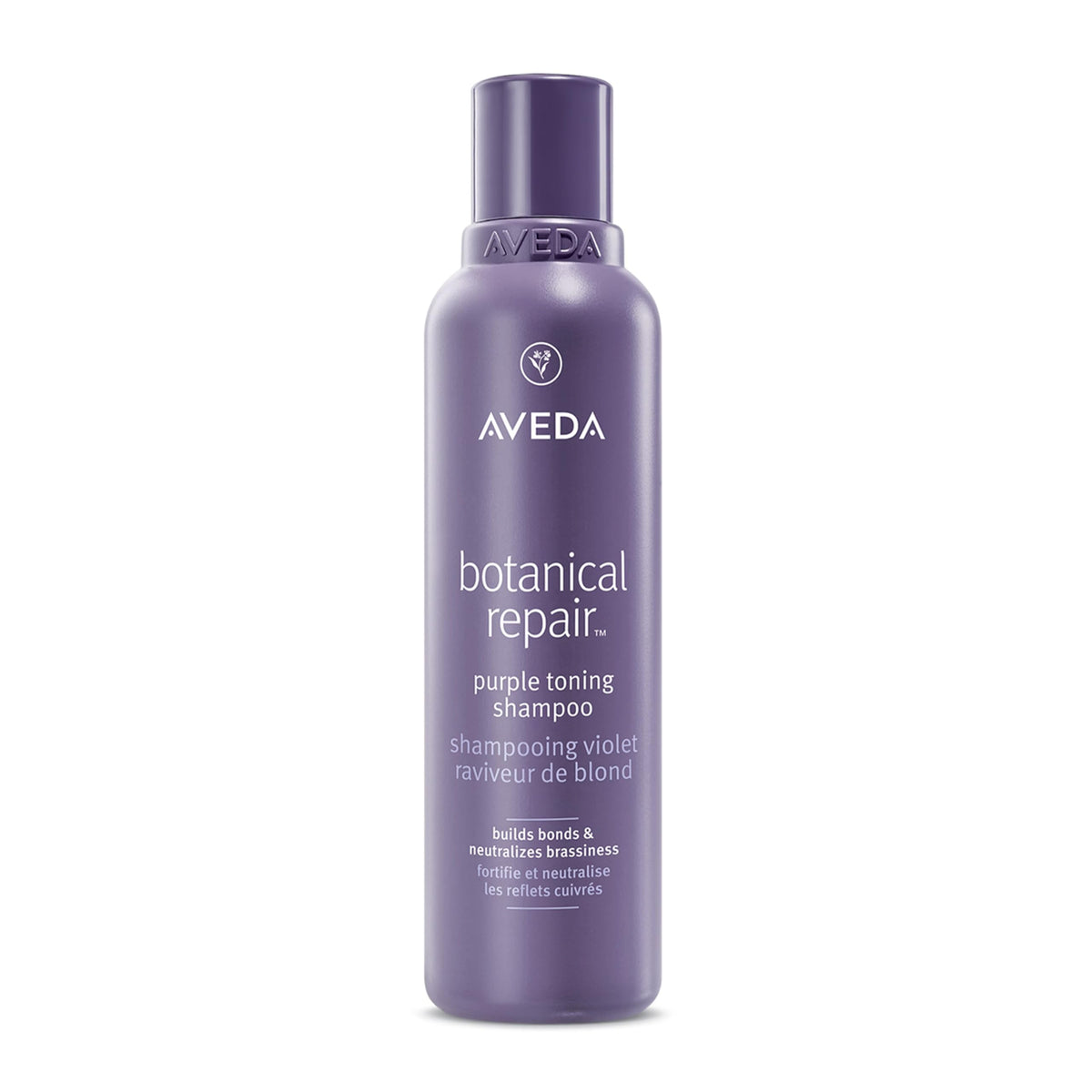 Slate Gray AVEDA Botanical Repair Purple Toning Shampoo | For Blonde, Silver, Grey Hair | Reduces Brassy Tones | Silicone Free | 96% Naturally Derived*, 6.7 fl oz