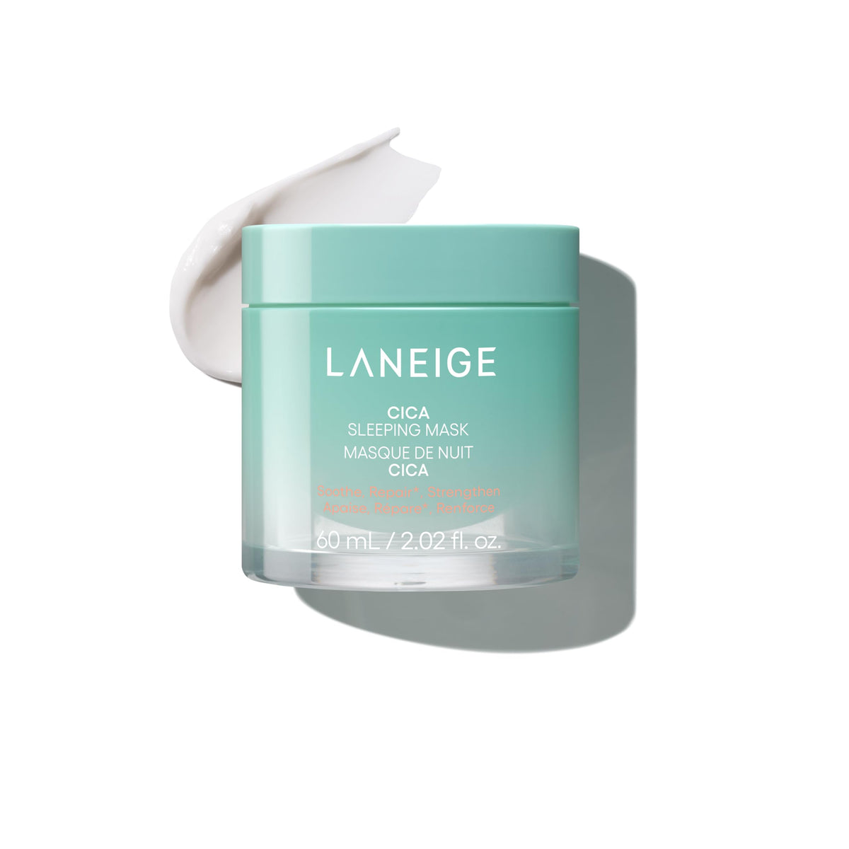 White Smoke LANEIGE Cica Sleeping Mask | Overnight Korean Face Mask