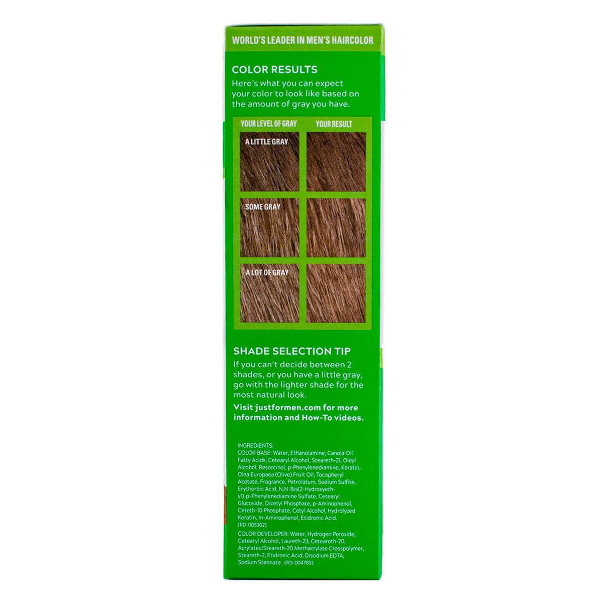 Forest Green Just For Men Original Formula Hair Color, Dark Blond/Lightest Brown H-15