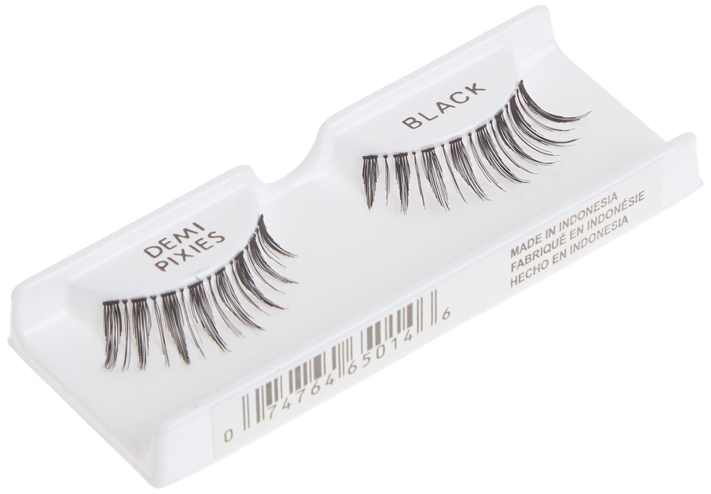White Smoke Ardell Invisiband Lashes, Demi Pixies Black, 1 Pair