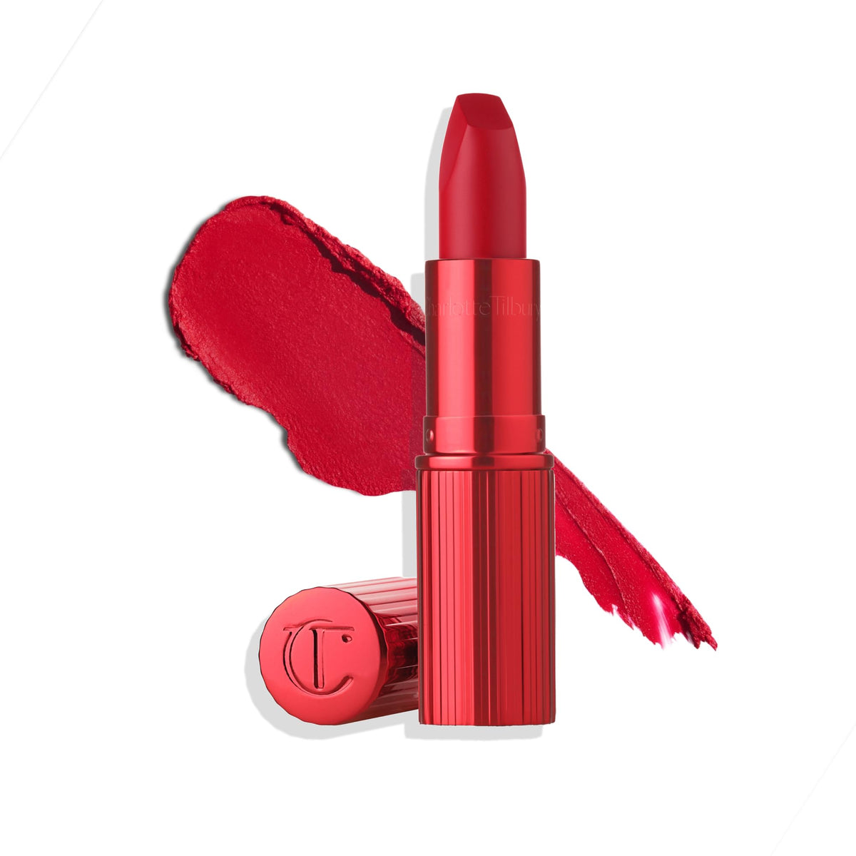 White Smoke Charlotte Tilbury Matte Revolution Lipstick - Long Lasting, Hydrating