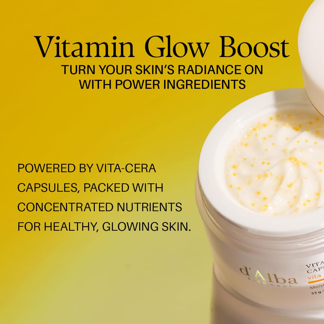 Goldenrod d'alba Piedmont Vita Toning Capsule Cream, Face Moisturizer (1.94 oz)