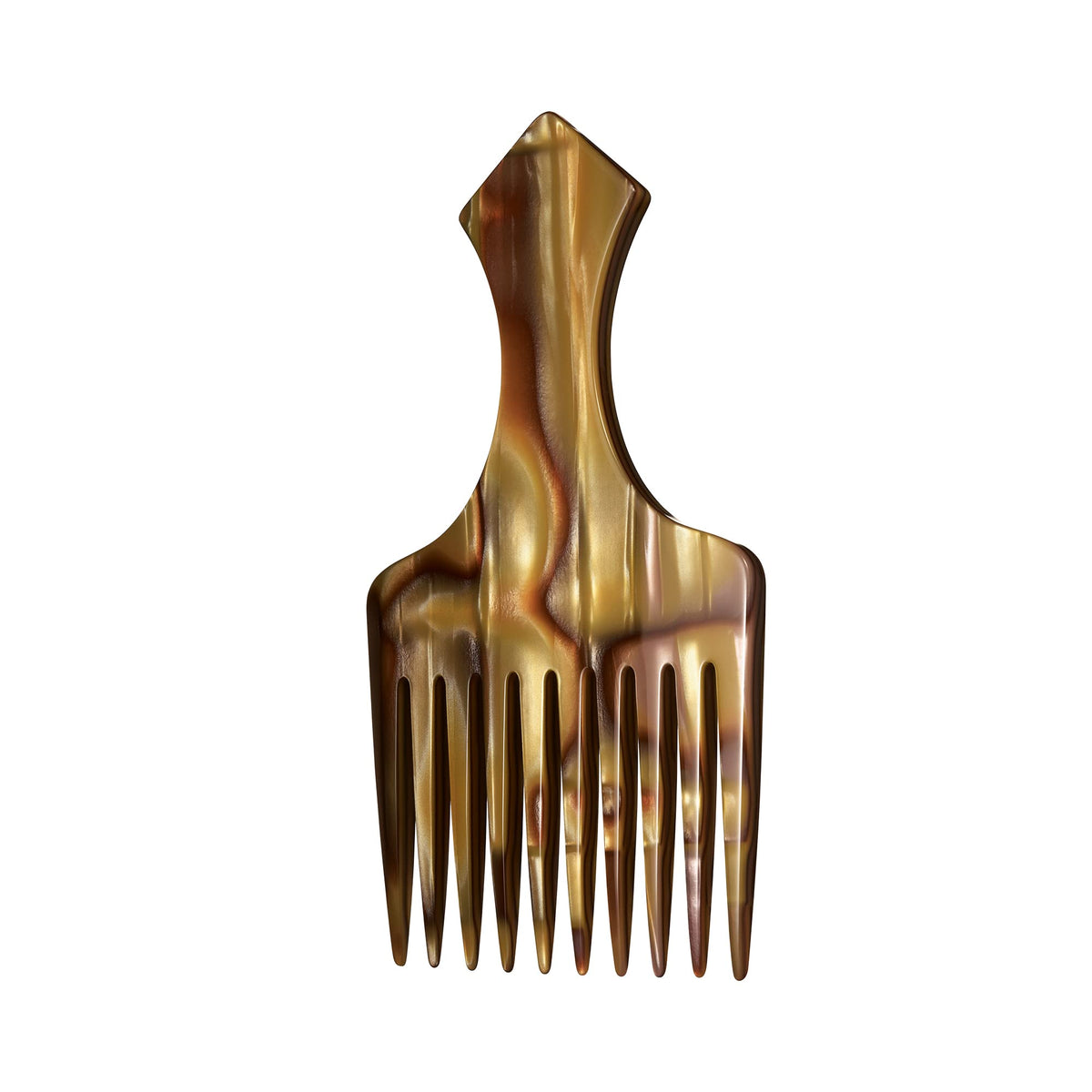 White Smoke Oribe Hair Pick - For Detangling & Styling - Creates Shape & Volume