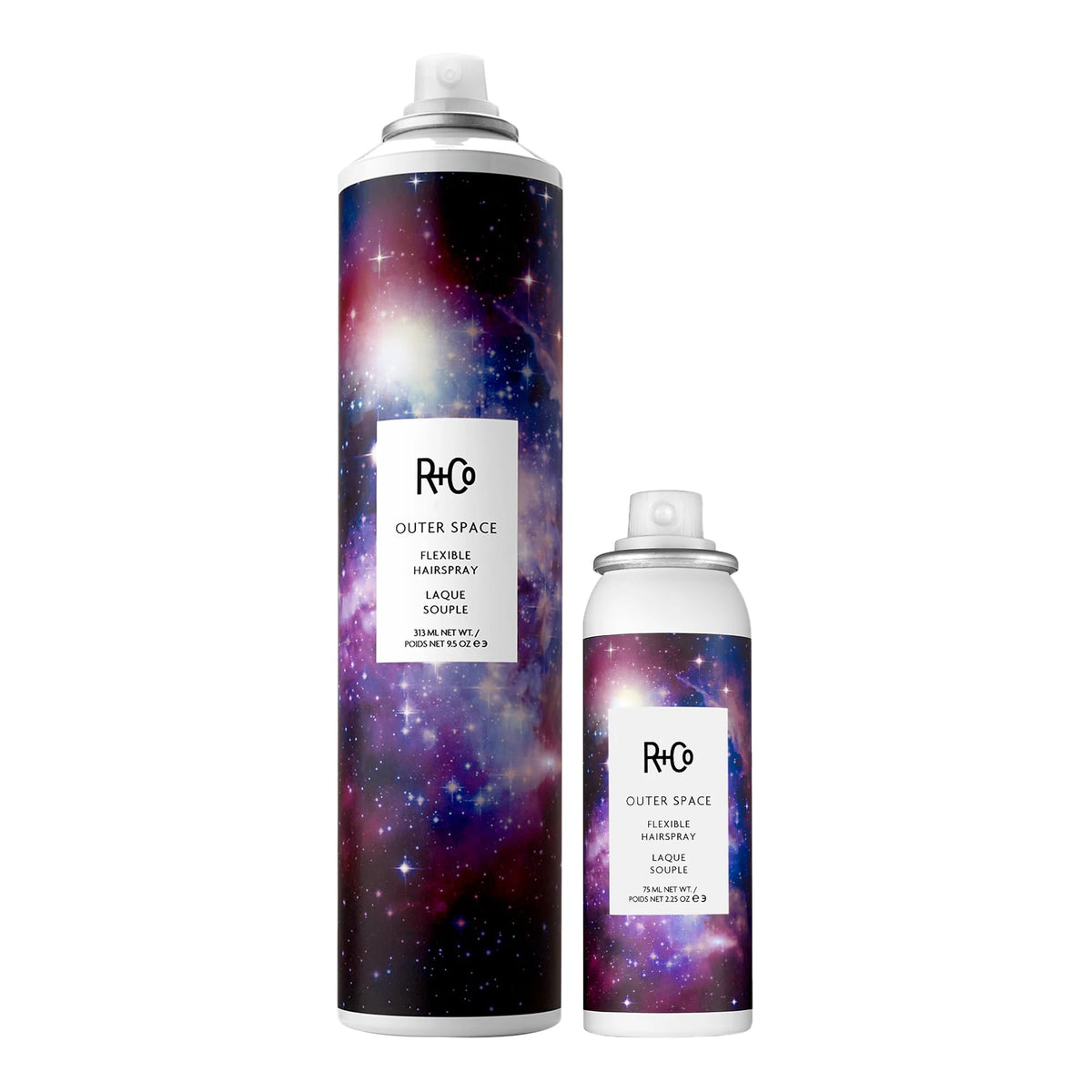 White Smoke R+Co OUTER SPACE Flexible Hairspray