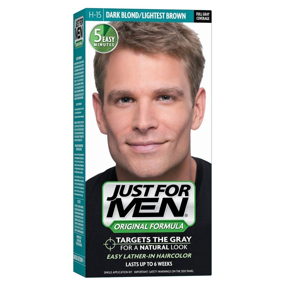 White Smoke JUST FOR MEN Hair Color H-15 Dark Blond 1 Each (Pack of 2)