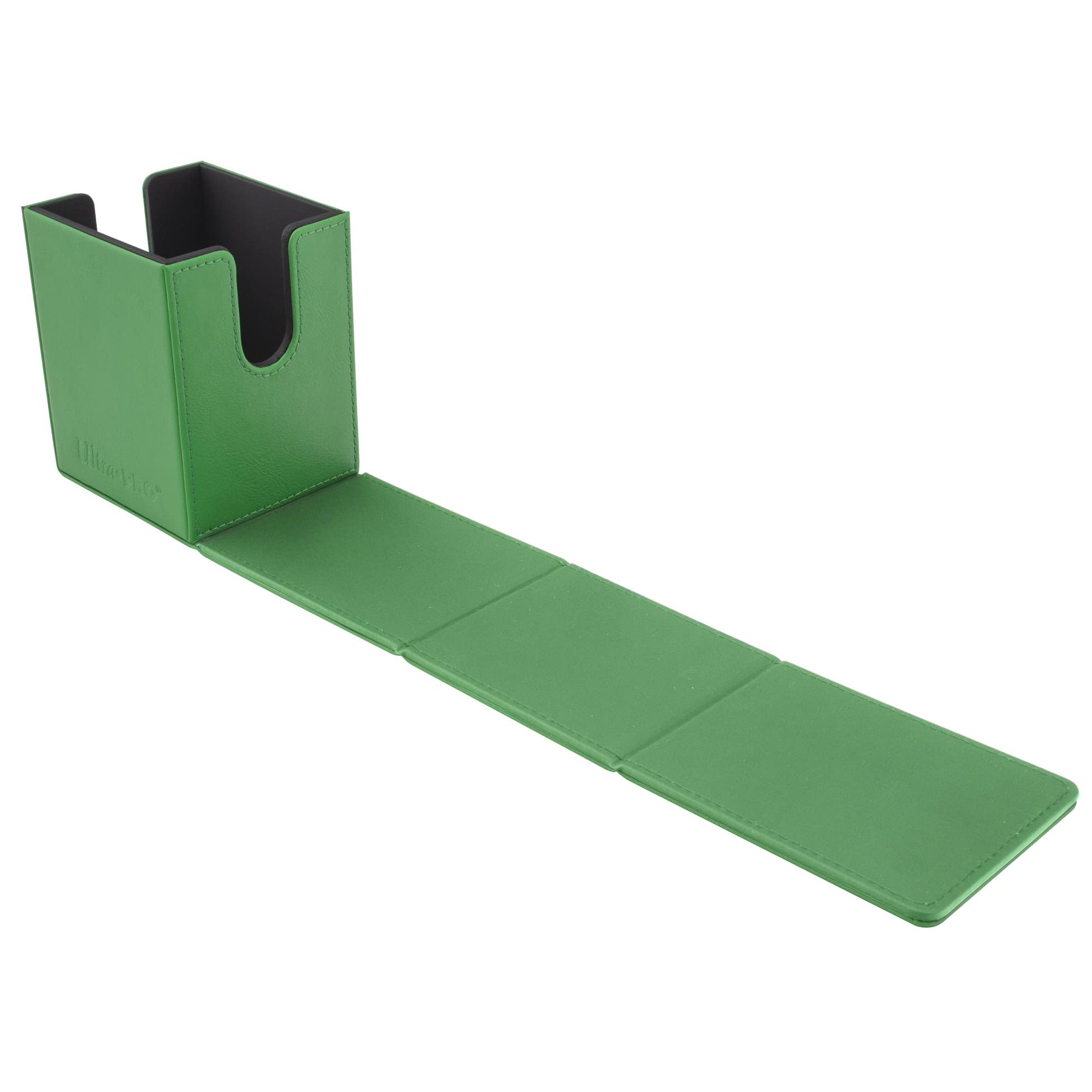 White Smoke Ultra Pro - Vivid Alcove Flip Card Deck Box (Green) - Stores & Protects Up To 100 Standard Size Collectible Cards, Baseball, Gaming, Sports or Any Standard Size Cards In Collections