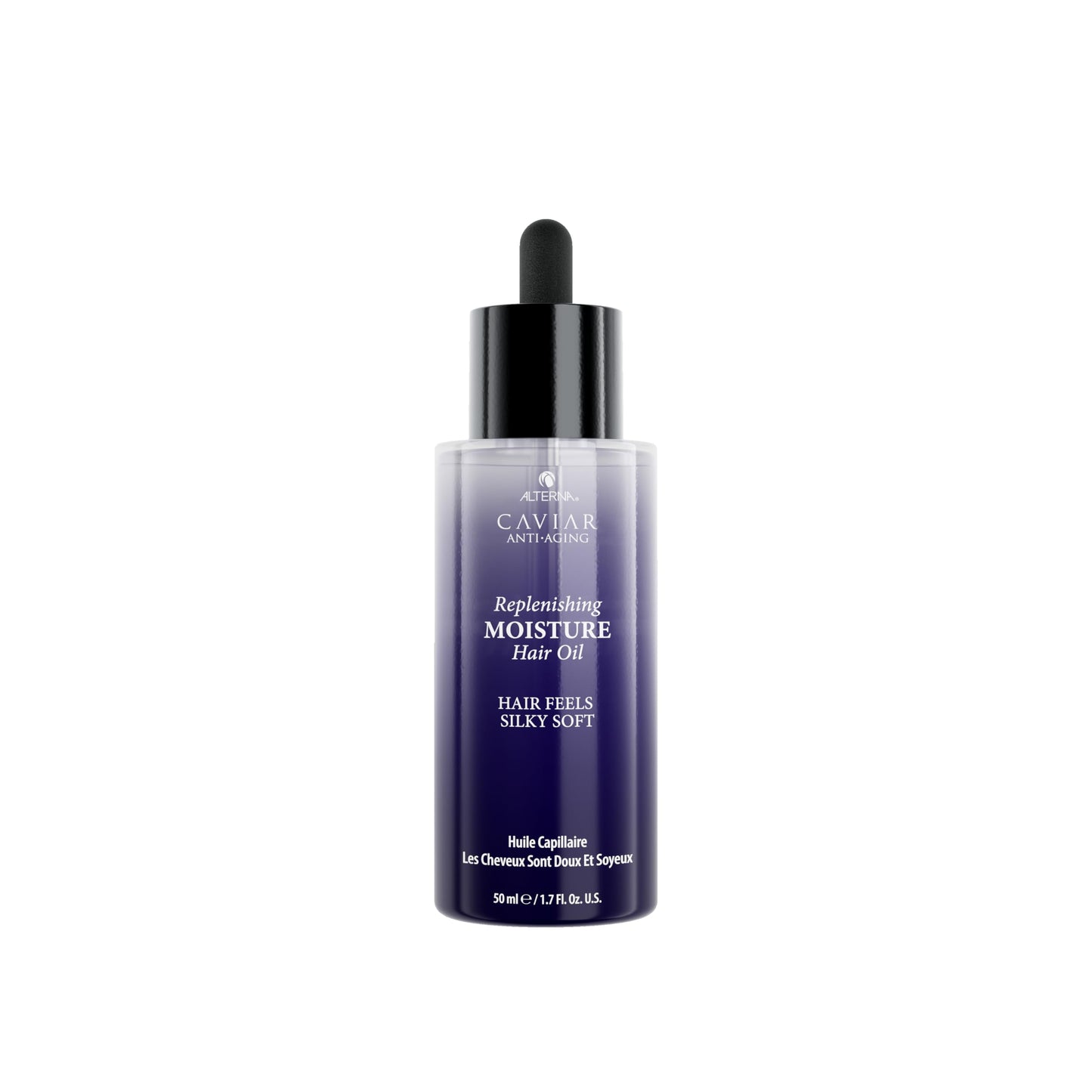 White Smoke Alterna Haircare CAVIAR Anti-Aging Replenishing Moisture Hair Oil 1.7 oz | Lightweight, Revives and Nourishes Hair | Increased Shine and Softness | Heat Protectant and Frizz Control