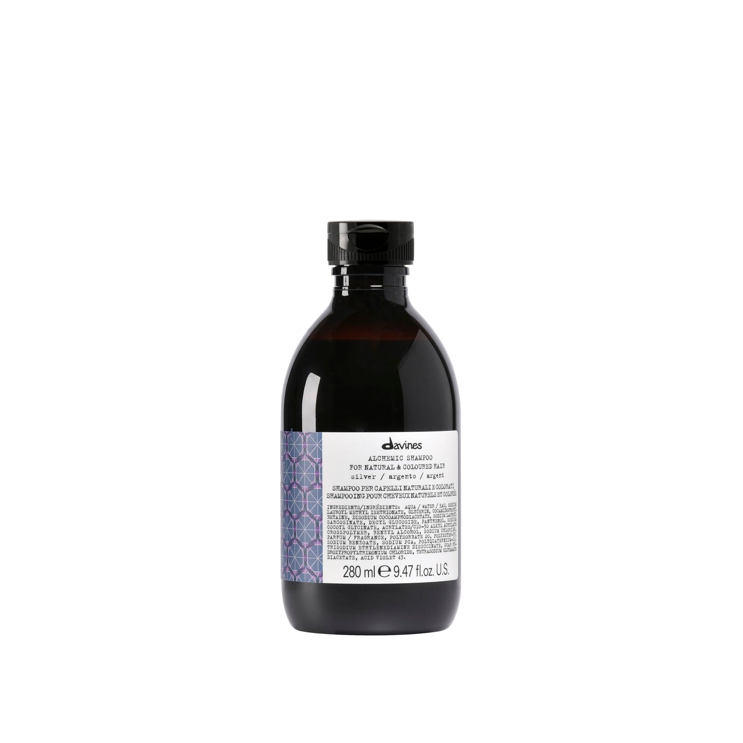 White Smoke Davines Alchemic Silver Shampoo 8.45 oz
