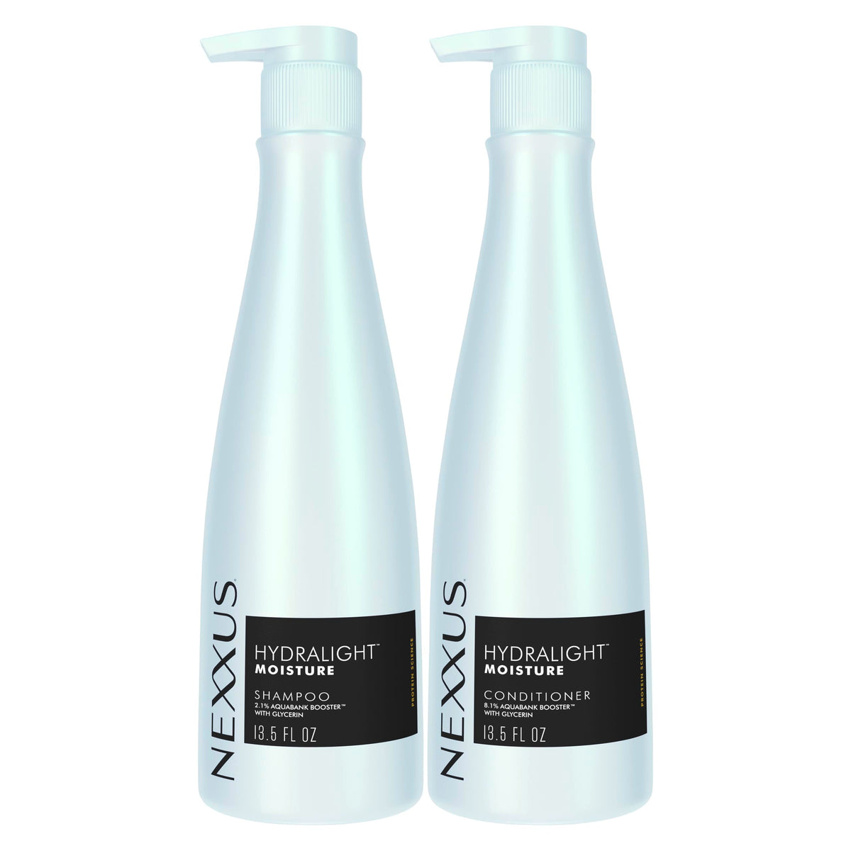 White Smoke Nexxus Shampoo and Conditioner Hydra-Light 2 Count for Oily Hair Hair Care System Formulated With Proteinfusion Blend 13.5 oz