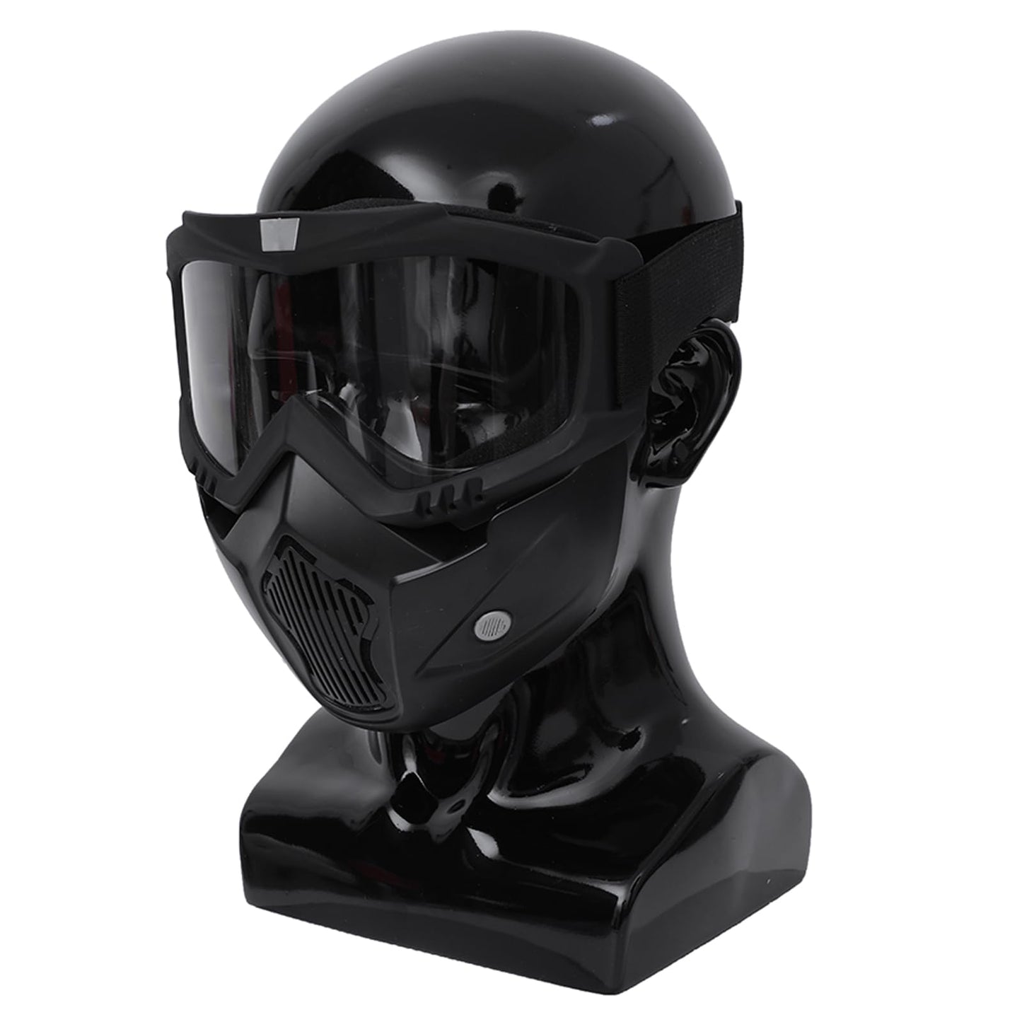 White Smoke BLTYXT PVC Male Mannequin Head Professional Manikin Training Head for Display Headphone Game Console Hats Wigs Jewellery Glasses Facemask Caps Model Head (L90LH)