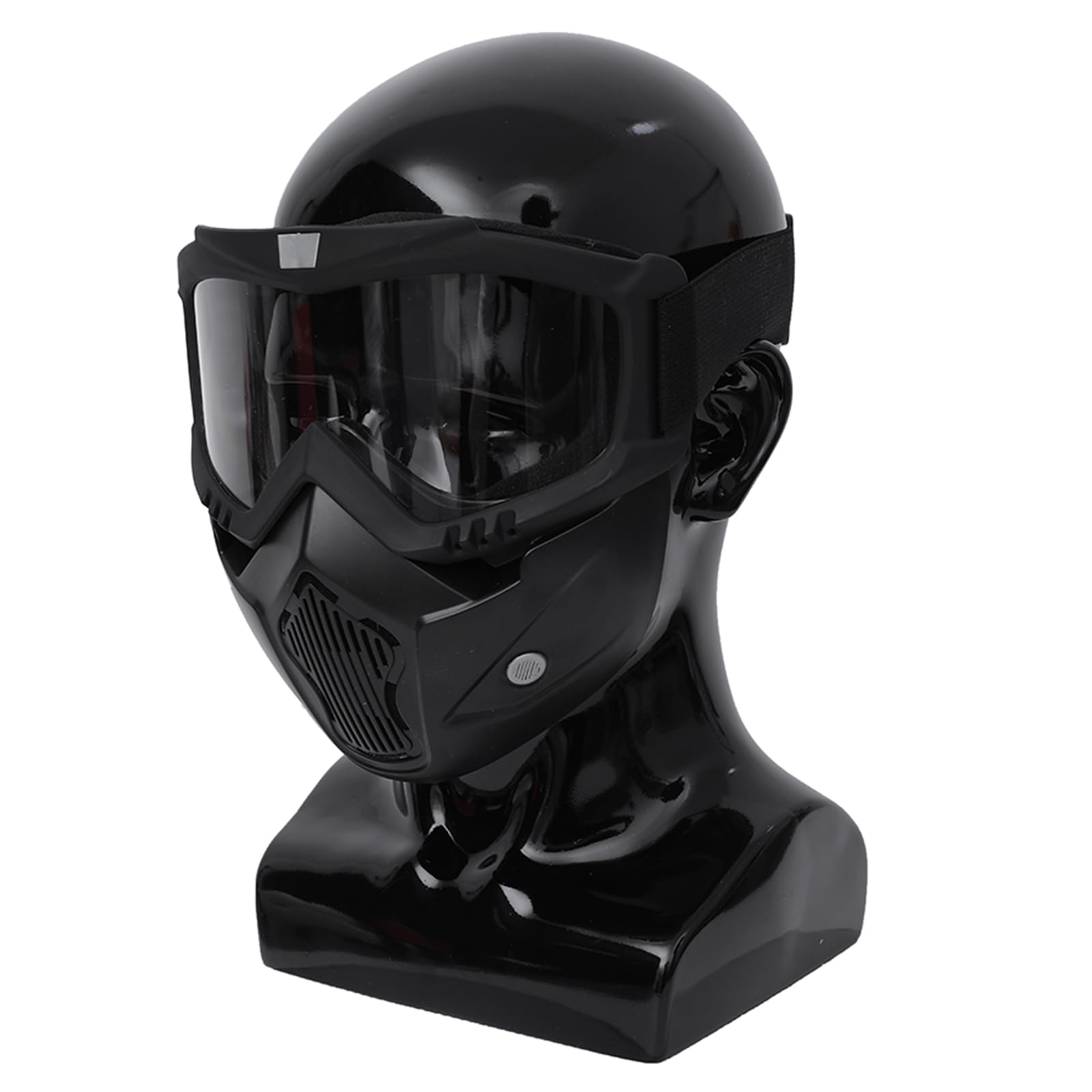 White Smoke BLTYXT PVC Male Mannequin Head Professional Manikin Training Head for Display Headphone Game Console Hats Wigs Jewellery Glasses Facemask Caps Model Head (L90LH)