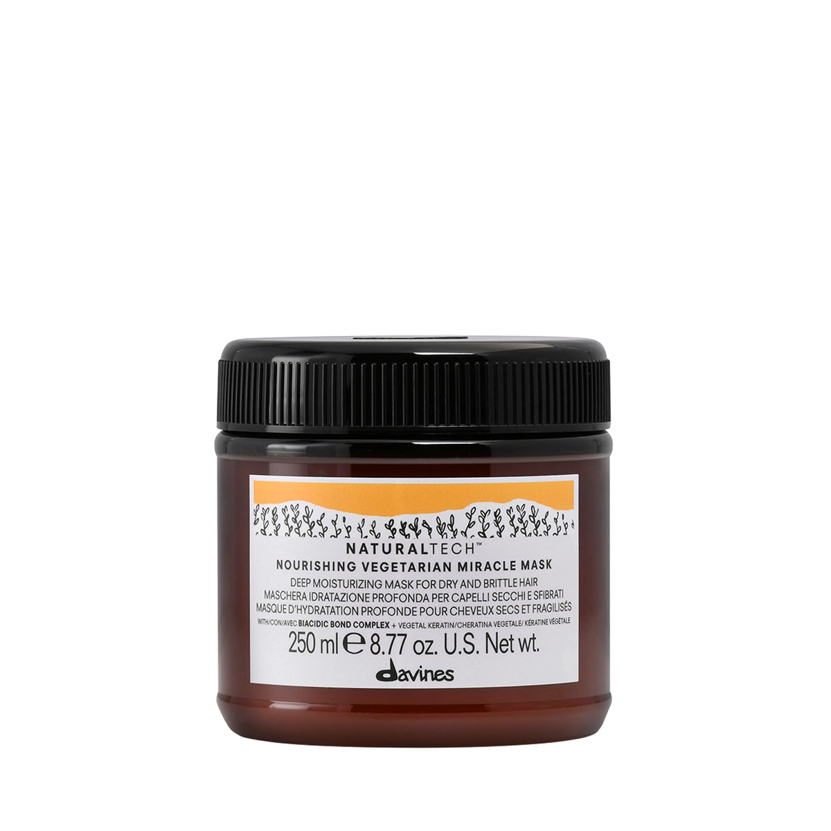 Black Naturaltech Nourishing Vegetarian Miracle Mask, Replenishes Brittle Hair