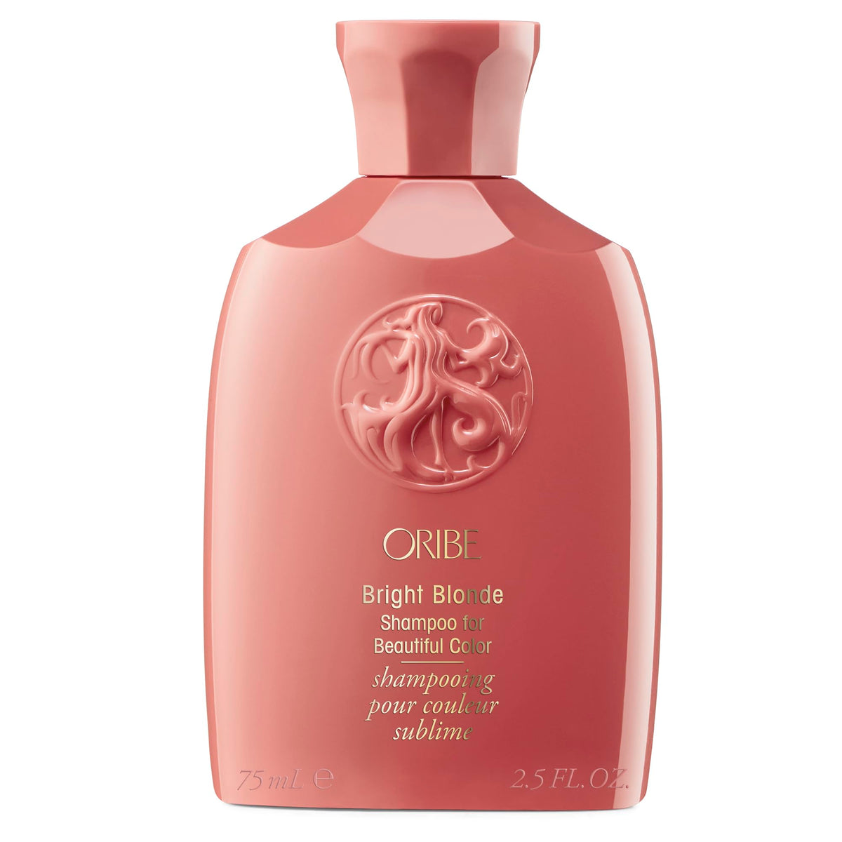 White Smoke Oribe Bright Blonde Shampoo Travel - Brightens & Tones Blonde Hair - 2.5oz