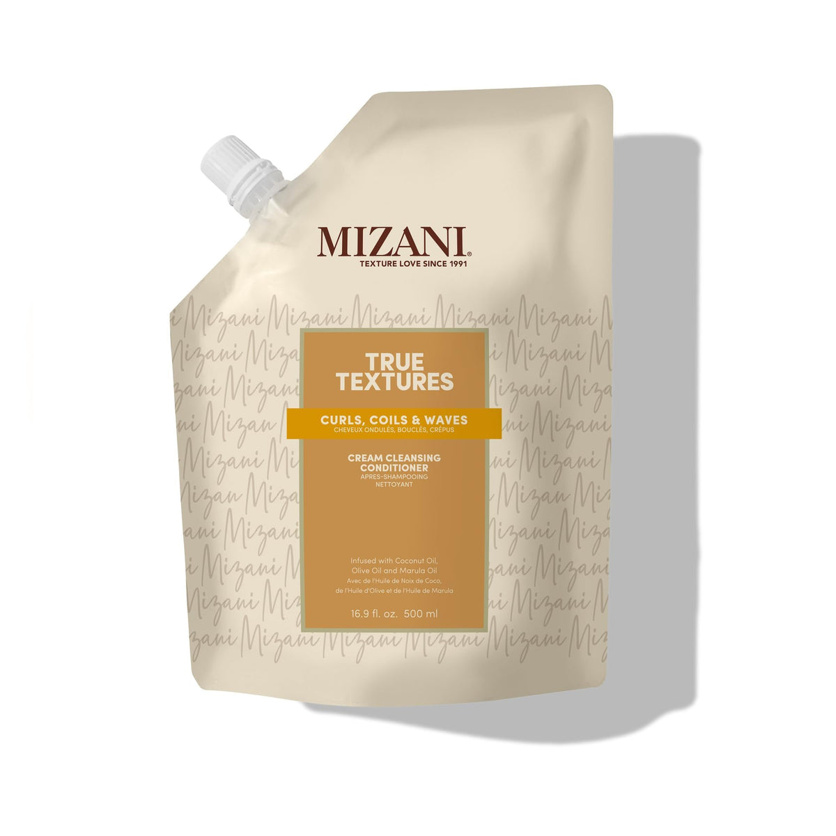 Gray Mizani True Textures Cream Cleansing Conditioner – For Curly Hair, 16.9 oz