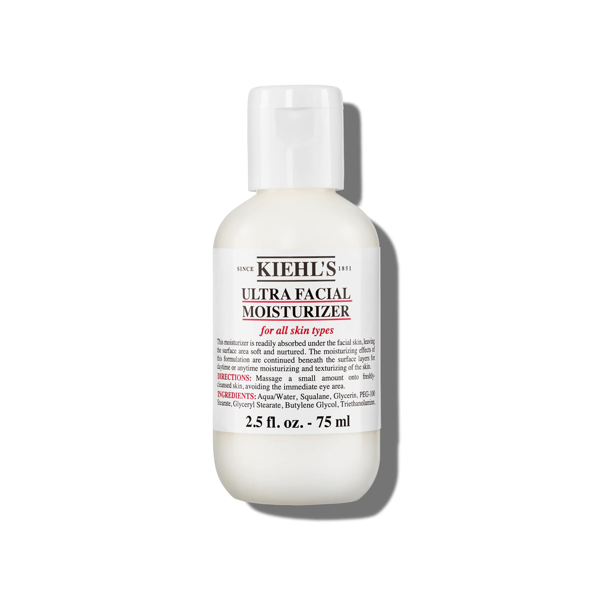 Lavender Kiehl's - Ultra Facial Moisturizer, 24-HR Hydrating Face Cream - 8.4 fl oz