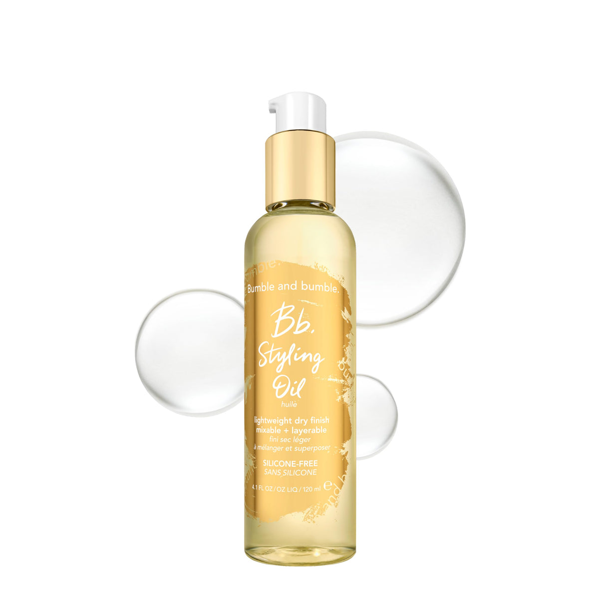 White Smoke Bumble and bumble. Styling Oil | Lightweight, Dry Finish, Silicone-Free | Heat Protectant | Split End Prevention + Anti-Frizz | For All Hair Types
