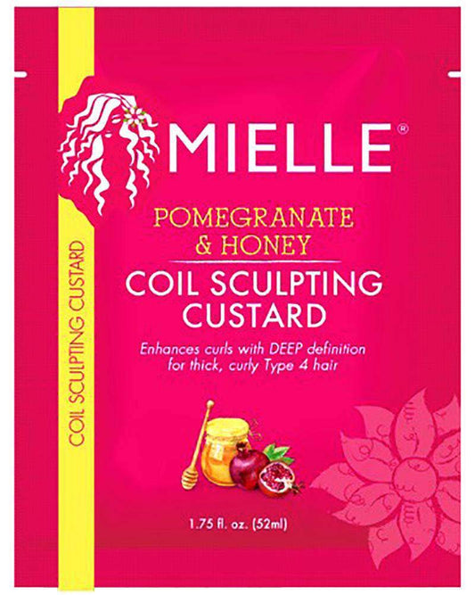Medium Violet Red Mielle Pomegranate & Honey Coil Sculpting Custard 1.75 Oz. "Pack of 2"