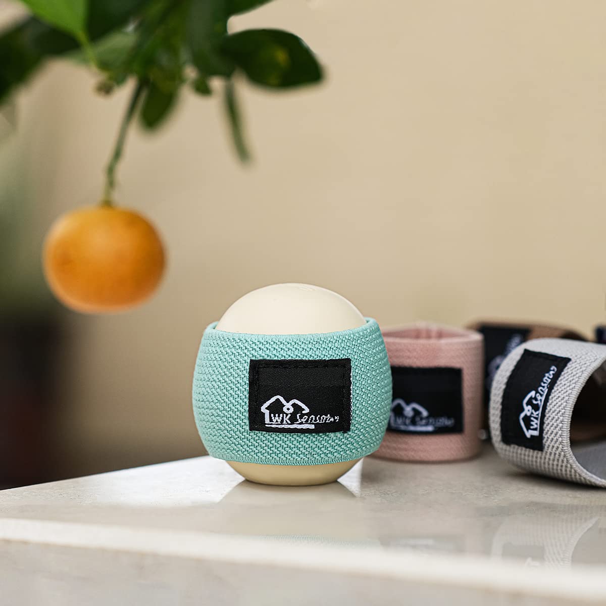Tan WK IEASON Lip Balm Holder Keychain for LANEIGE, Summer Fridays, Small Christmas Gifts Stocking Stuffers for Teen Girls, Lip Gloss Holder Compatible With Chapstick, Burt's Bees Elastic Lipstick Holder