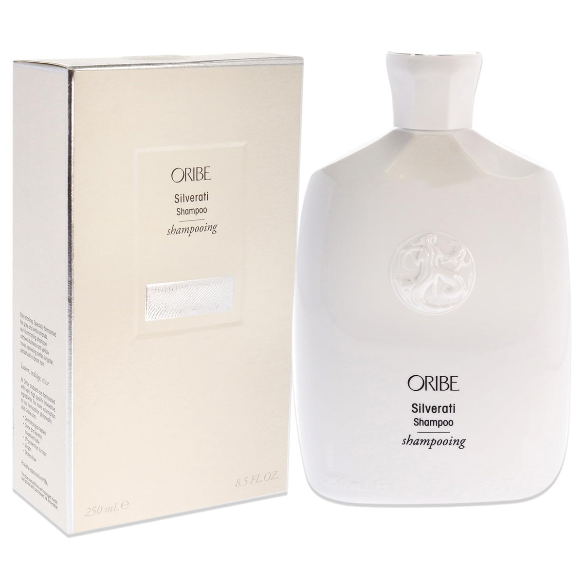Antique White Oribe Silverati Shampoo - Protects & Brightens Grey & Silver Hair - 8.5oz
