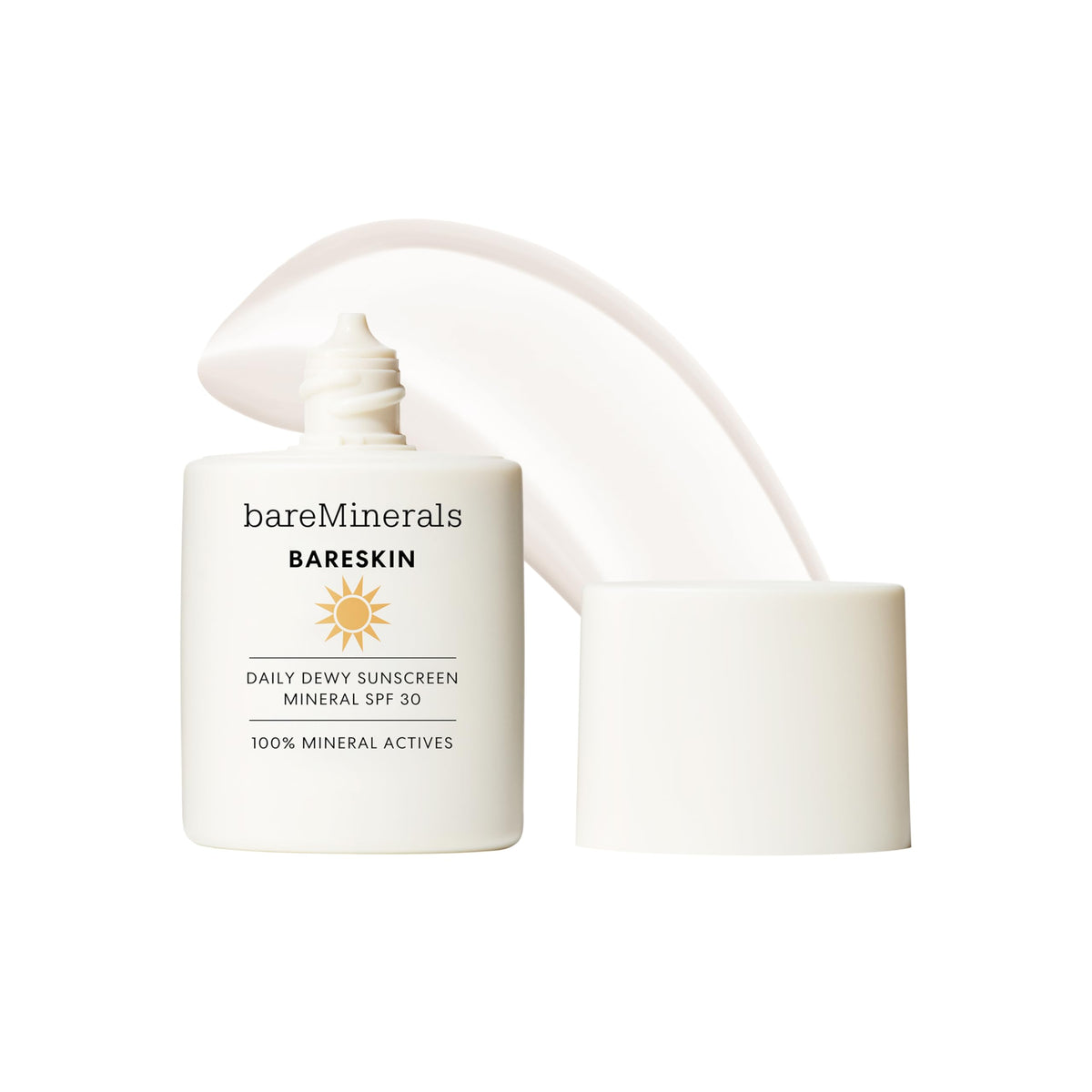 White Smoke bareMinerals BareSkin Daily Dewy Mineral Sunscreen, 1 oz