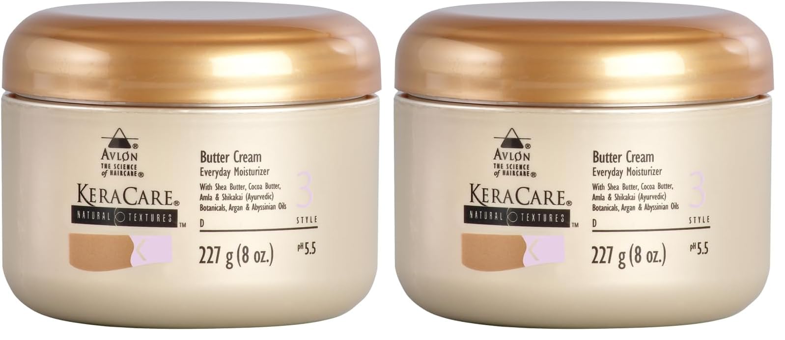 Gray Avlon Keracare Natural Texture Butter Cream, 8 Ounce