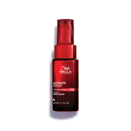 White Smoke Wella Professionals ULTIMATE REPAIR Night Hair Serum | Protection Against Night Stressors for All Hair Types | 1 Fl Oz - Packaging May Vary