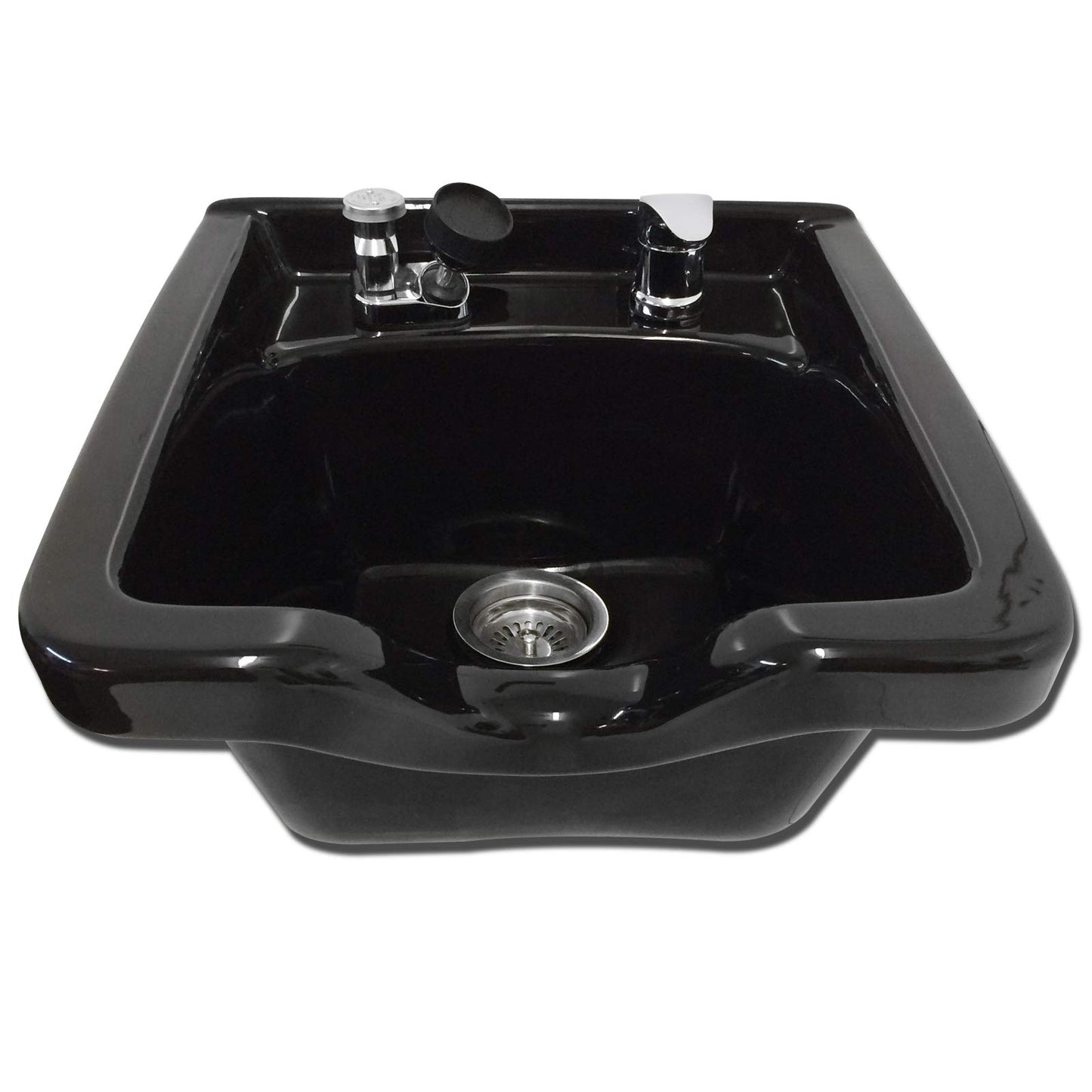 White Smoke Shampoo Bowl Black ABS Plastic Salon and Spa Hair Sink Beauty Salon Equipment TLC-B11