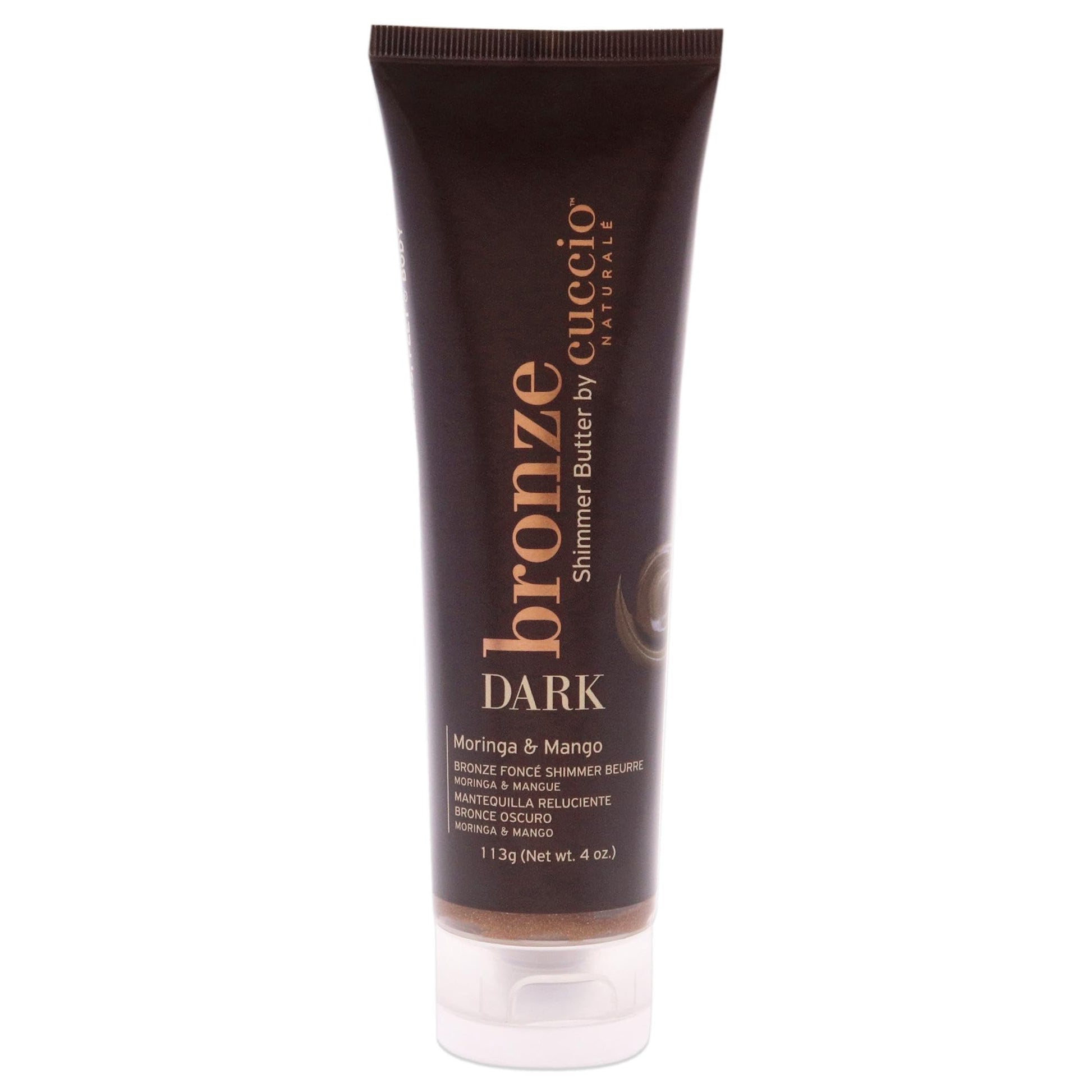 White Smoke Cuccio Naturale Bronze Dark Shimmer Butter - Moringa and Mango Bronzer Women 4 oz