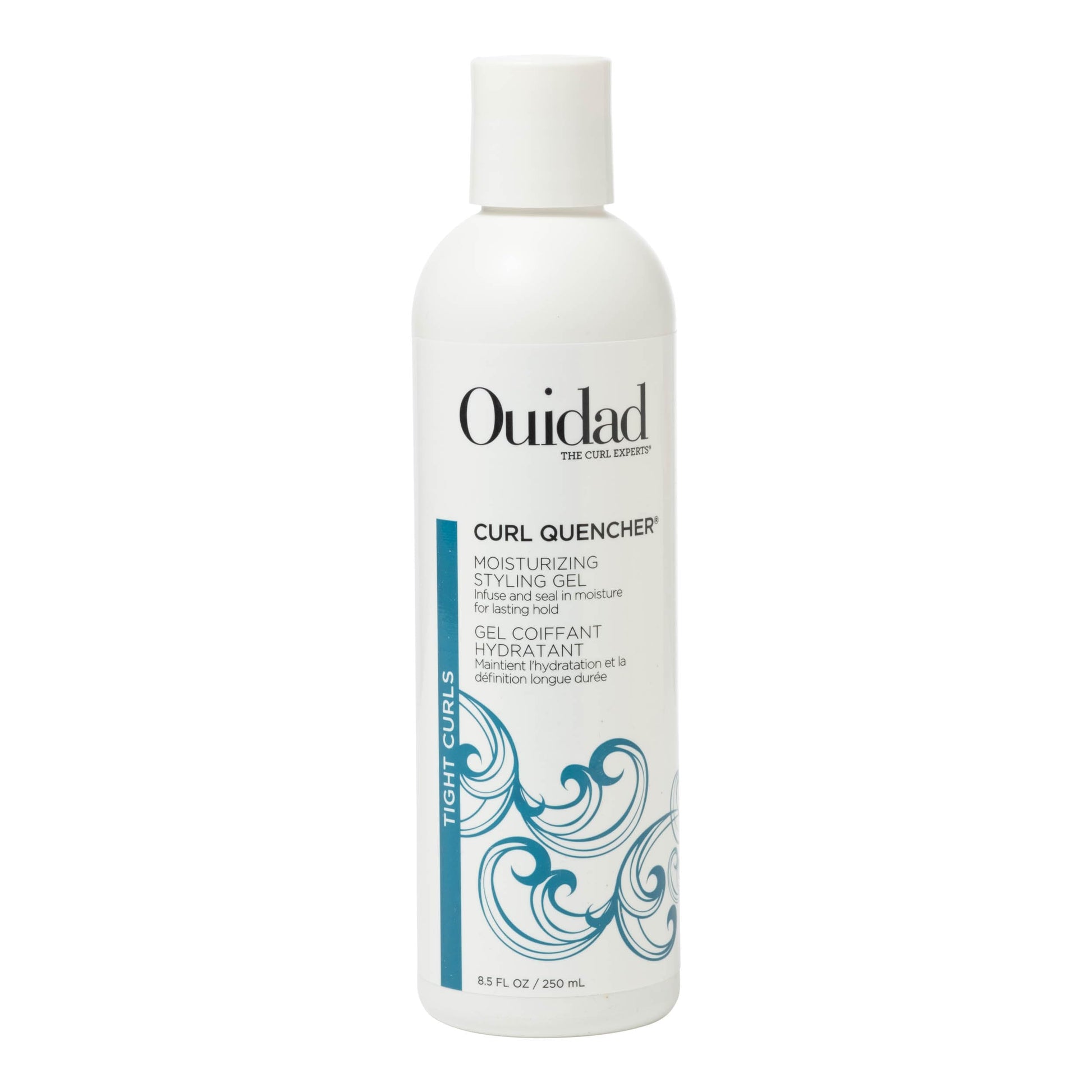 Lavender Ouidad Curl Quencher Moisturizing Styling Gel - 8.5 fl oz, Bouncy, Soft & Defined Curls, On-The-Go Style Refresher, Frizz Control, Curl Defining Gel, Flexible Lasting Hold, For Tight Curls