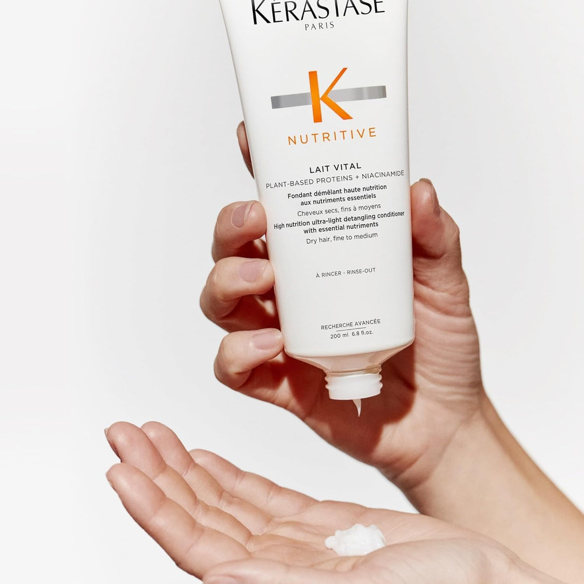 Lavender Kerastase Nutritive Lait Vital Conditioner – Fine to Medium Dry Hair