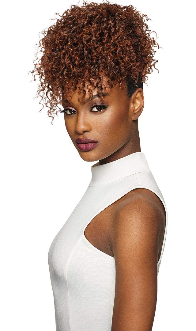 White Smoke CUTIE (2T1/BU) - Outre Timeless Pineapple Pony Synthetic Drawstring Ponytail