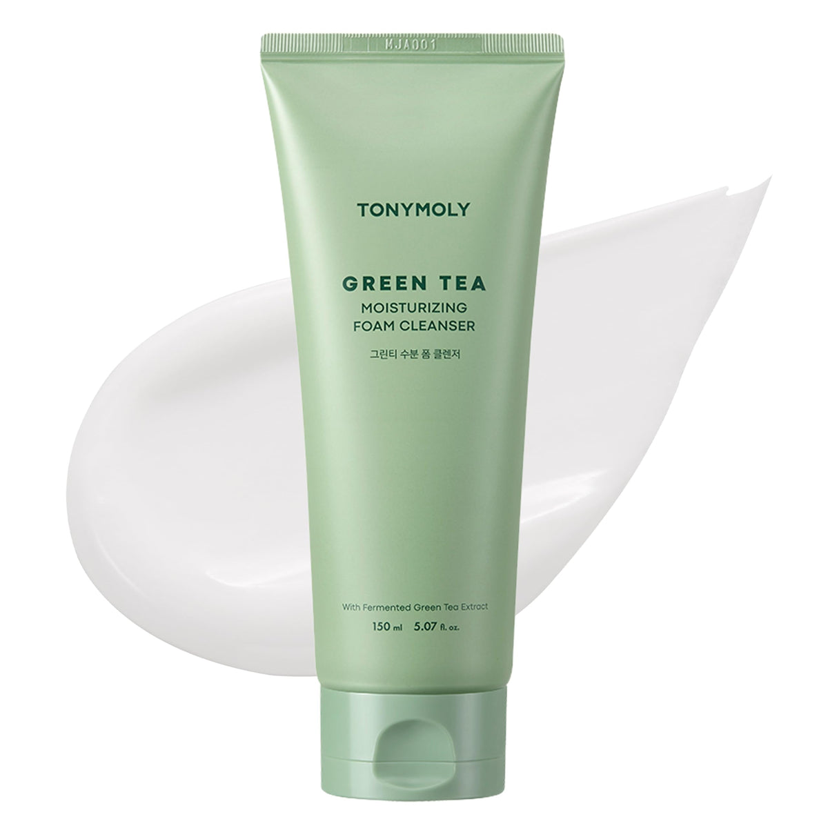 White Smoke TONYMOLY Chok Chok Green Tea Foaming Cleanser - Daily Antioxidant Face Wash