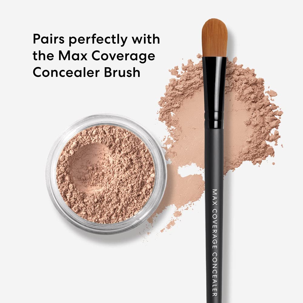 White Smoke bareMinerals Loose Powder Concealer SPF 20, Bisque, Vegan, Cruelty-Free & Dermatologist-Tested
