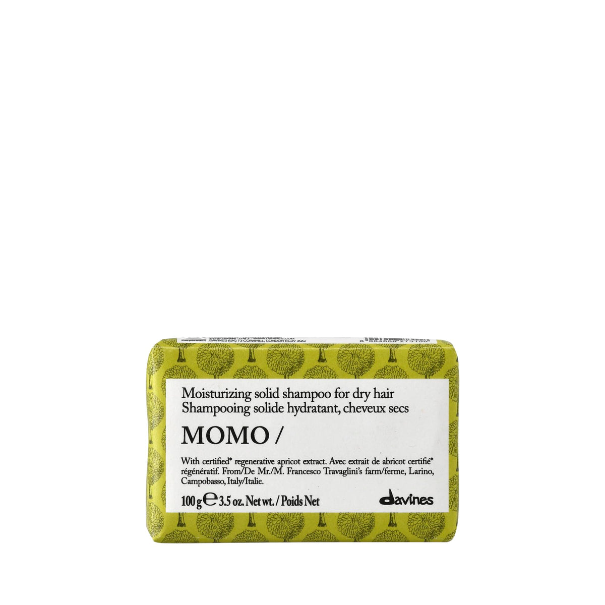 Lavender Davines DEDE/Solid Shampoo Daily Gentle Softness, Shine For All Hair Types