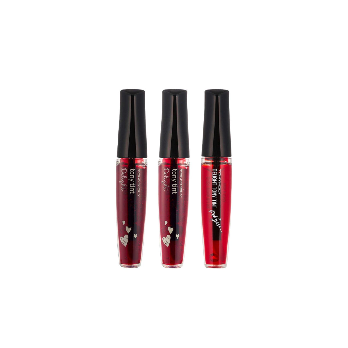 White Smoke TONYMOLY Delight Tony Korean Lip Stain - Long-Lasting Pigment, 3 Shades