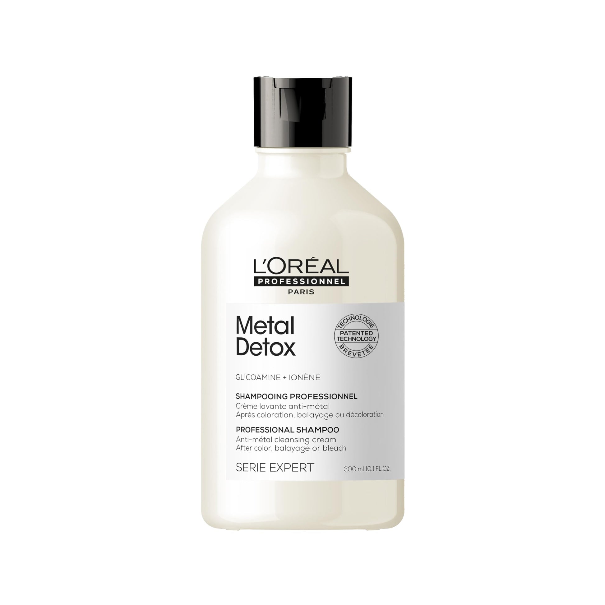 White Smoke L'Oréal Professionnel Paris Metal Detox Shampoo - Hard Water Chelating Shampoo For Damaged Hair, Removes Metal Build Up and Protects Color & Shine, Paraben & Sulfate-Free