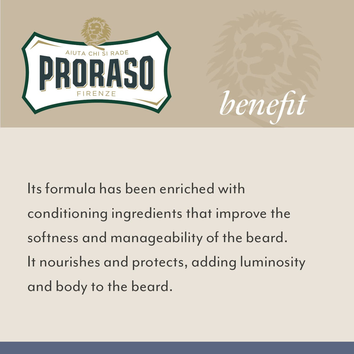 Antique White Proraso Azur Lime Beard Balm