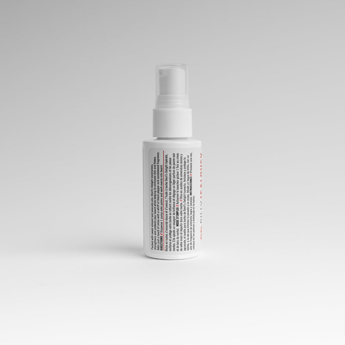 Light Gray Billy Jealousy Beard Oil for Men, Weightless, Low Shine, and Hydrating Beard Moisturizer for Softer Hair, Helps Prevent Itching and Flakes, Devil's Delight, 2 Fl Oz
