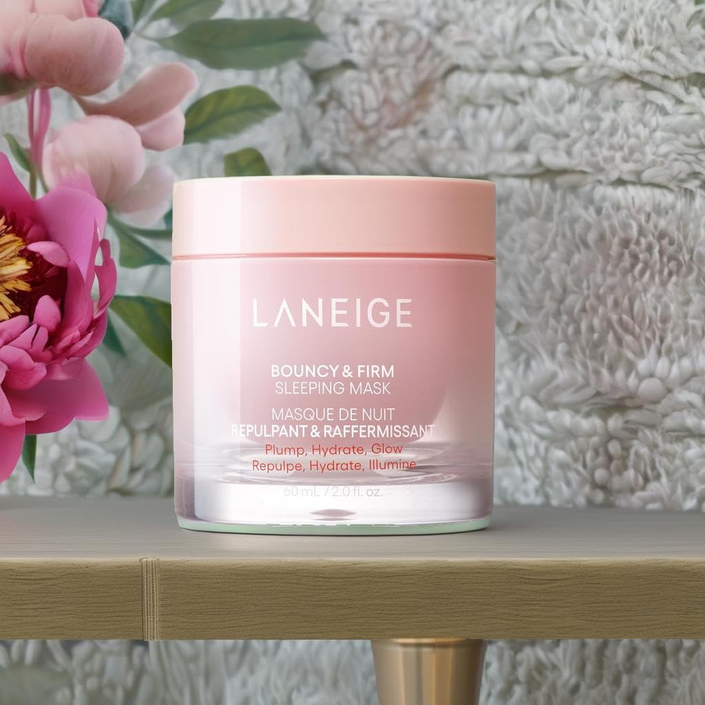 Dark Gray LANEIGE Bouncy & Firm Sleeping Mask | Korean Overnight Face Mask