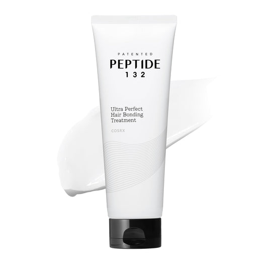 White Smoke COSRX PEPTIDE 132 Hair Bonding Repair Treatment - Deep Conditioner Hair Mask for Damaged, Dry Hair, Repairs Breakage & Split Ends, For All Hair Types – 8.11 fl oz