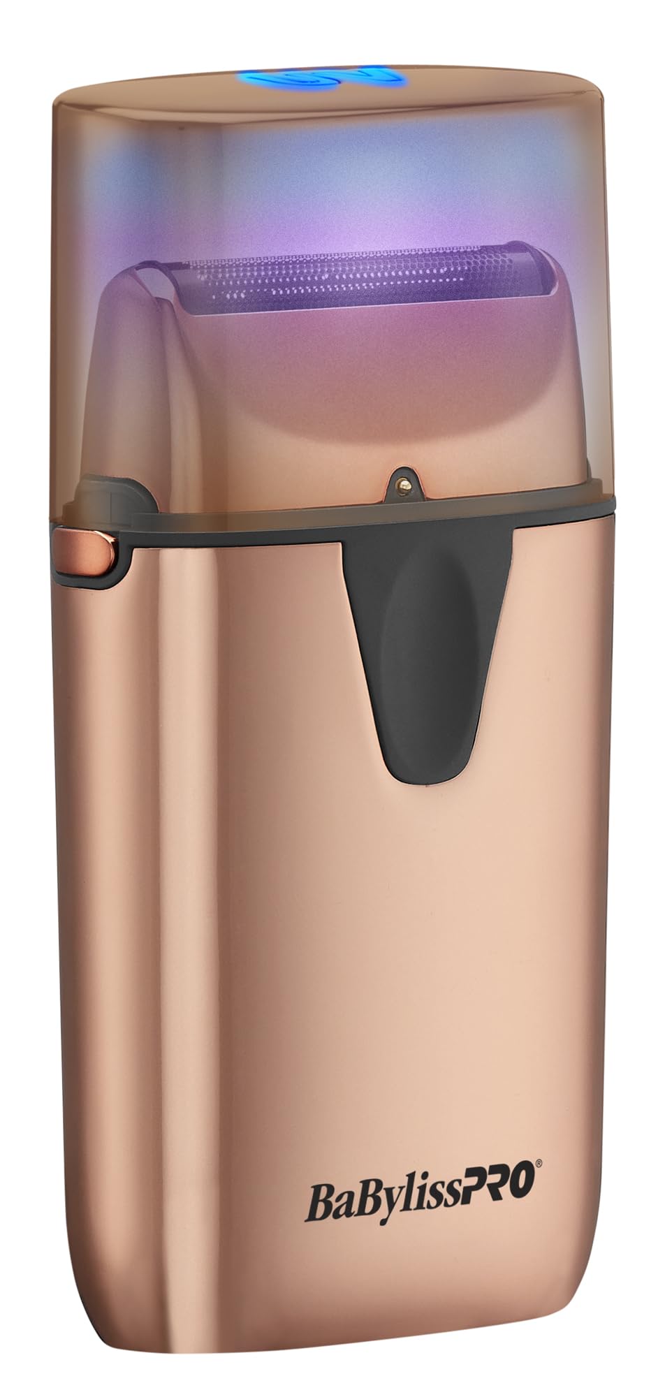 Light Pink BaBylissPRO UVFOIL Single Foil UV-Disinfecting Metal Shaver - Rosegold