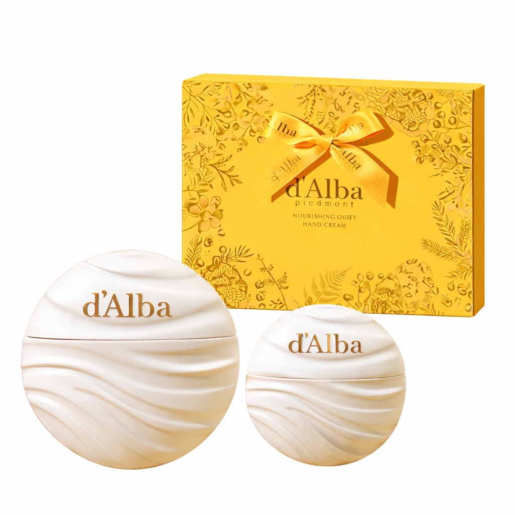 White Smoke d'alba Piedmont Nourishing Objet Hand Cream Gift Set (1.35 fl oz + 0.51 fl oz)