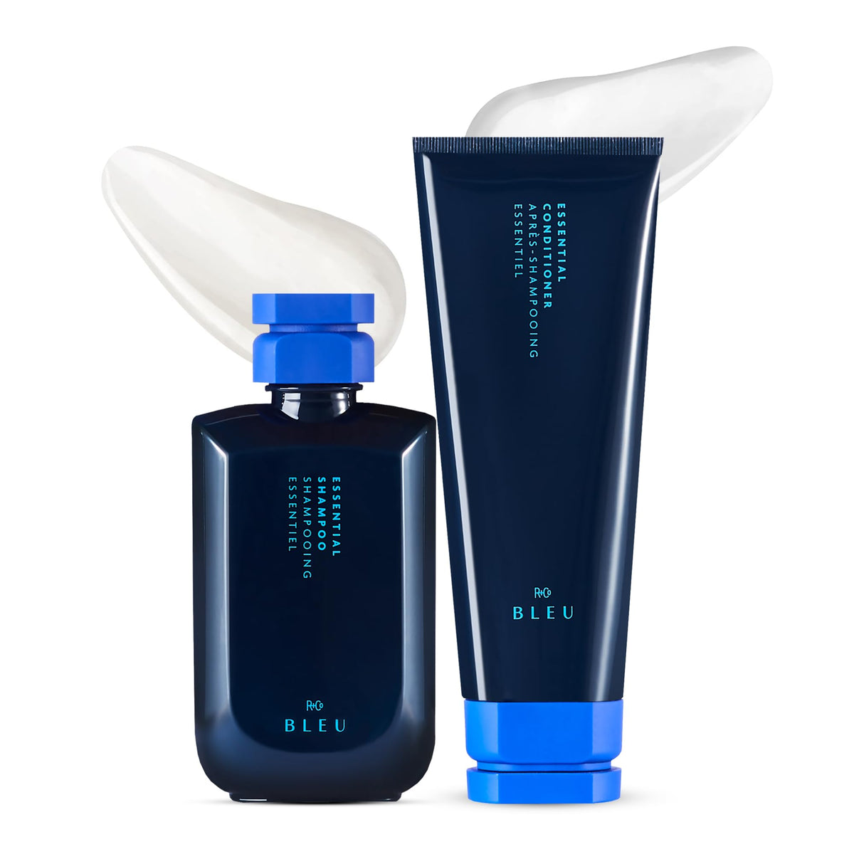 White Smoke R+Co BLEU De Luxe Reparative Shampoo and Conditioner Set, 8.5 oz, Pack of 2