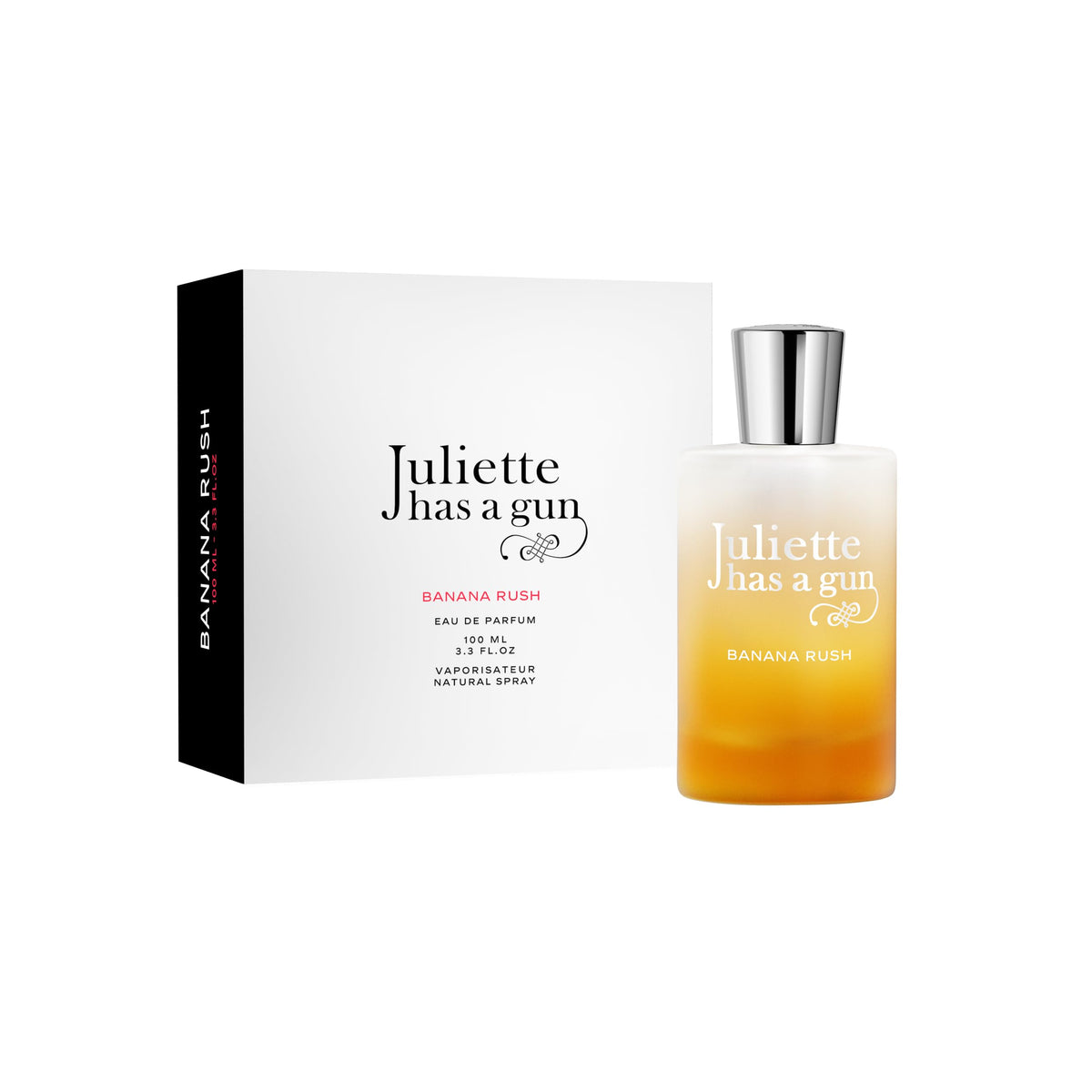 White Smoke Juliette Has A Gun Banana Rush Eau de Parfum: Fruity Gourmand Perfume with Banana, Vanilla & Sandalwood Notes, Long-Lasting Luxury Fragrance, 3.4 fl oz / 100ml