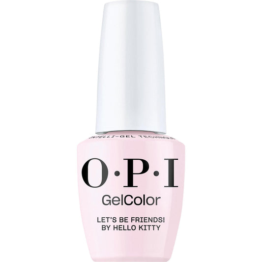 White Smoke OPI GelColor Let's Be Friends! | Opaque Soft Cool Pink Crème LED Cure Gel Nail Polish | Salon-Quality Shine, Long-Lasting Wear | Vegan & HEMA Free | 0.5 Fl Oz