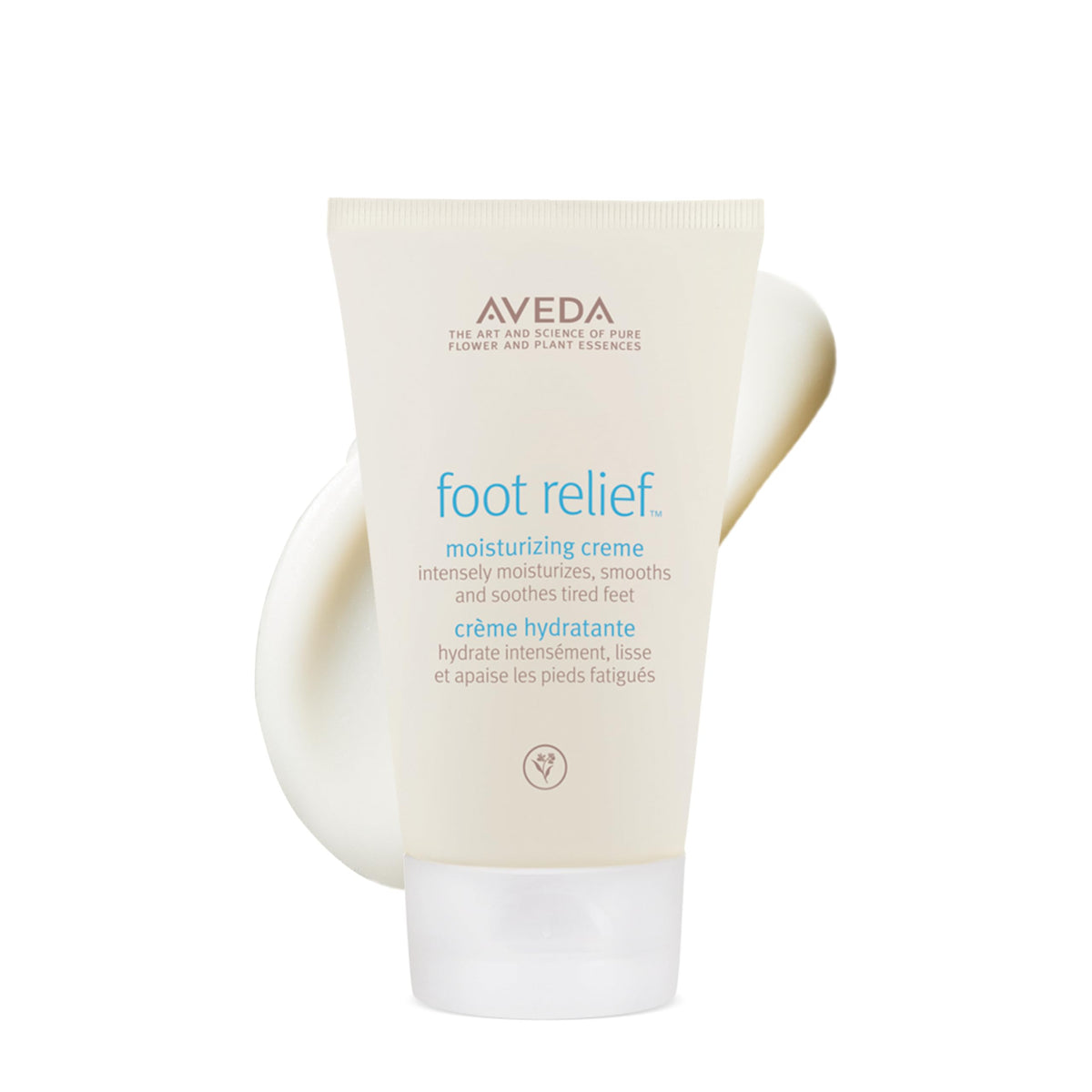 White Smoke AVEDA Foot Relief Moisturizing Creme | Exfoliates, Softens & Smooths Dry Feet | with Jojoba, Peppermint, Tea Tree, Castor Oils, 4.2 Fl Oz