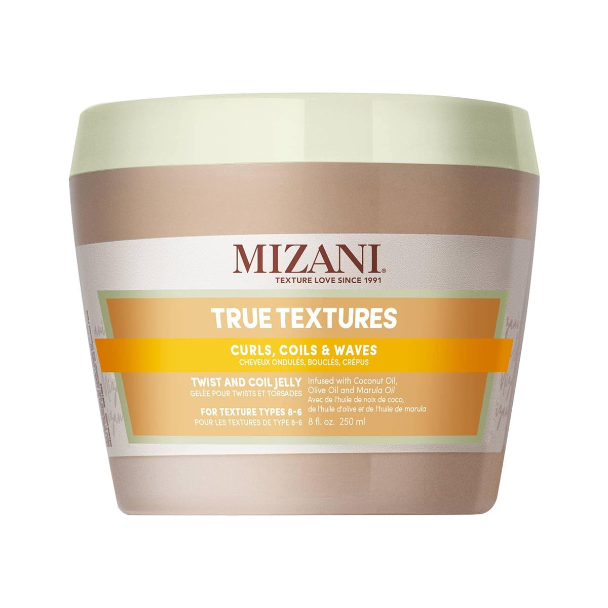 White Smoke Mizani True Textures Twist & Coil Jelly – For Curly Hair
