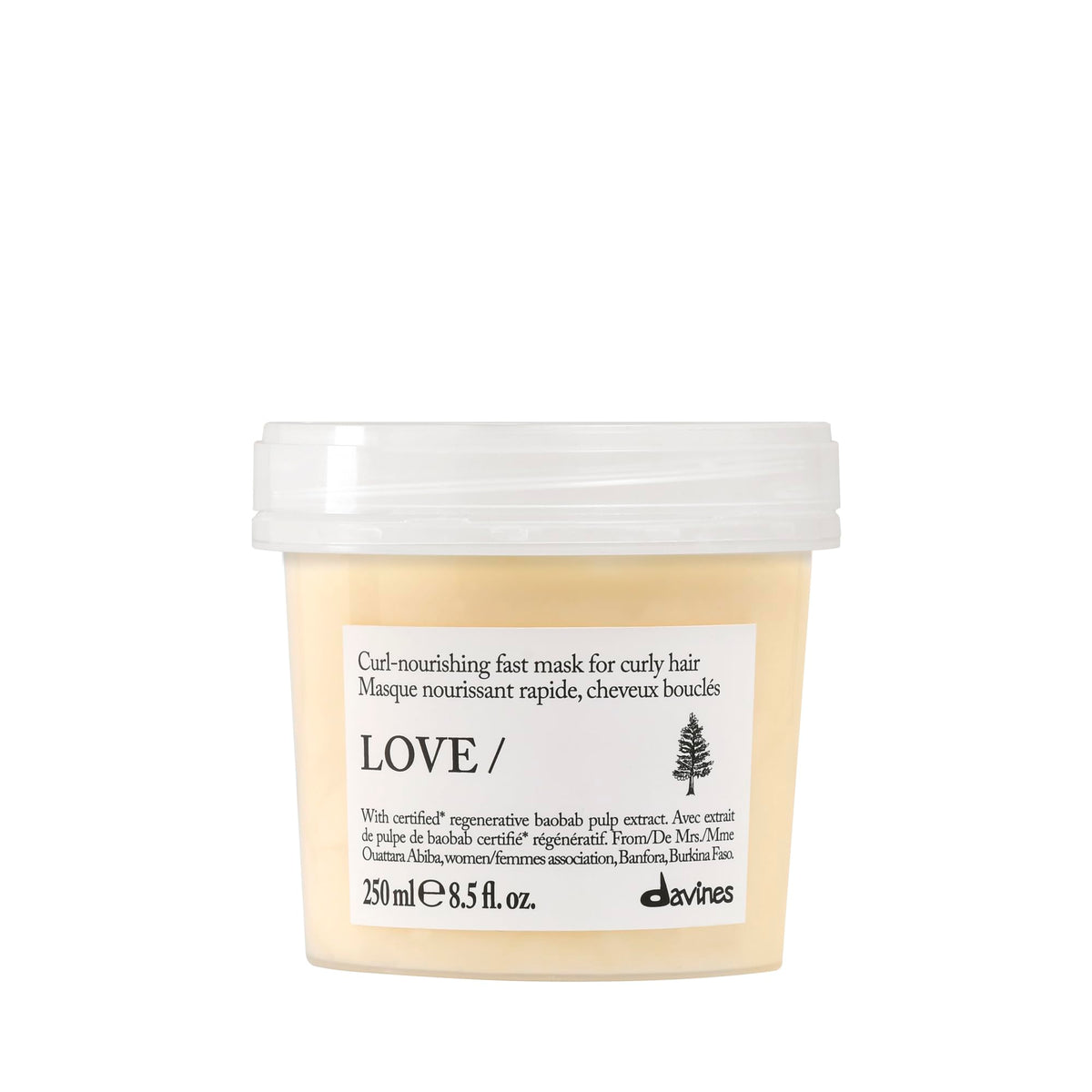 Lavender Davines LOVE CURL/Mask Nourishing Treatment For Wavy Curly Hair 8.5 Fl Oz