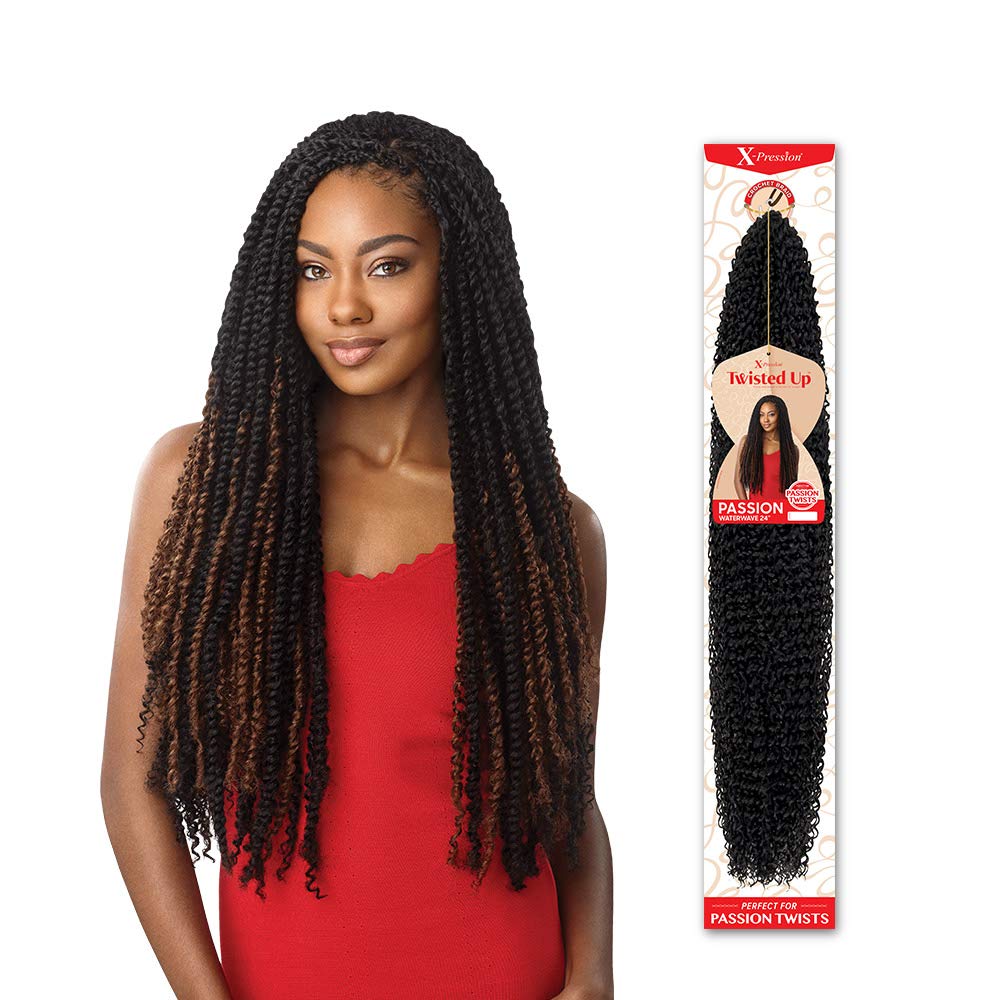 White Smoke MULTI PACK DEALS! Outre Crochet Braids X-Pression Twisted Up Passion Water Wave 24" (1-PACK, 27)